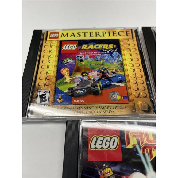 Lego Masterpiece Lego Racers stunt rally and alpha team pc games lot of 3 - Picture 2 of 5